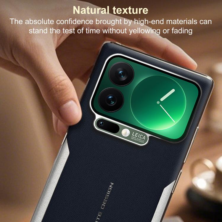 For Xiaomi 17 Pro Electroplated Frame Sheepskin Texture Morandi Color Shockproof Phone Case