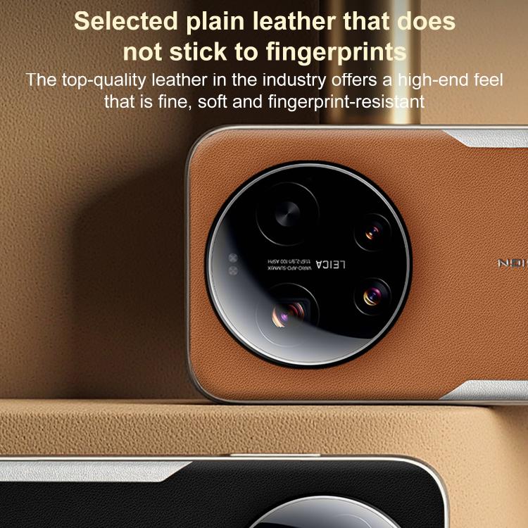 For Xiaomi 17 Ultra Electroplated Frame Sheepskin Texture Morandi Color Shockproof Phone Case