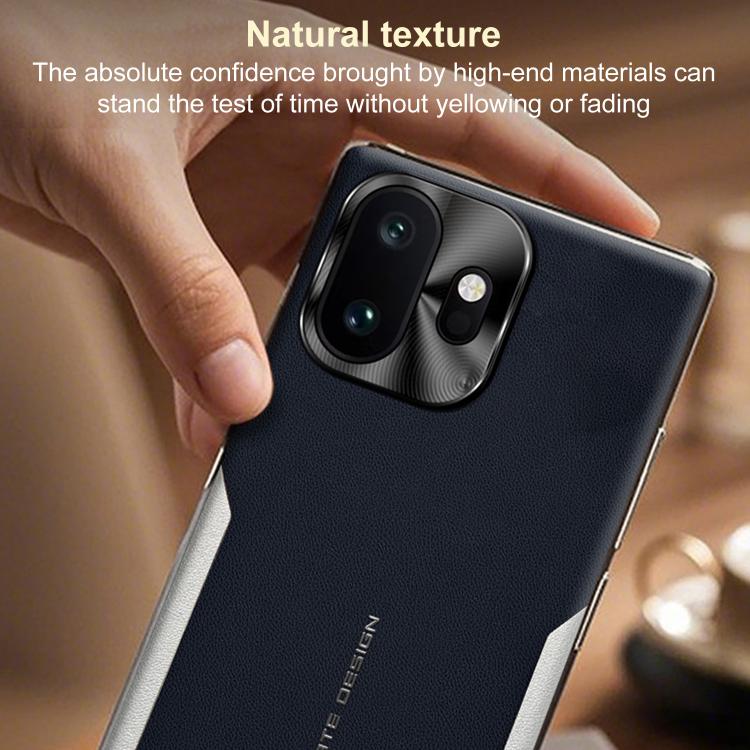 For OnePlus 15T Electroplated Frame Sheepskin Texture Morandi Color Shockproof Phone Case