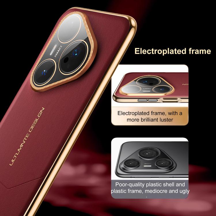 For Huawei Pura 70 Pro/70 Pro+ Electroplated Soft Frame Heat Dissipation Shockproof Phone Case