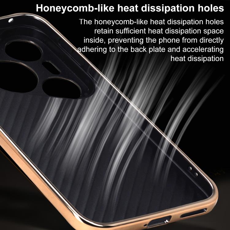 For Huawei Pura 70 Pro/70 Pro+ Electroplated Soft Frame Heat Dissipation Shockproof Phone Case