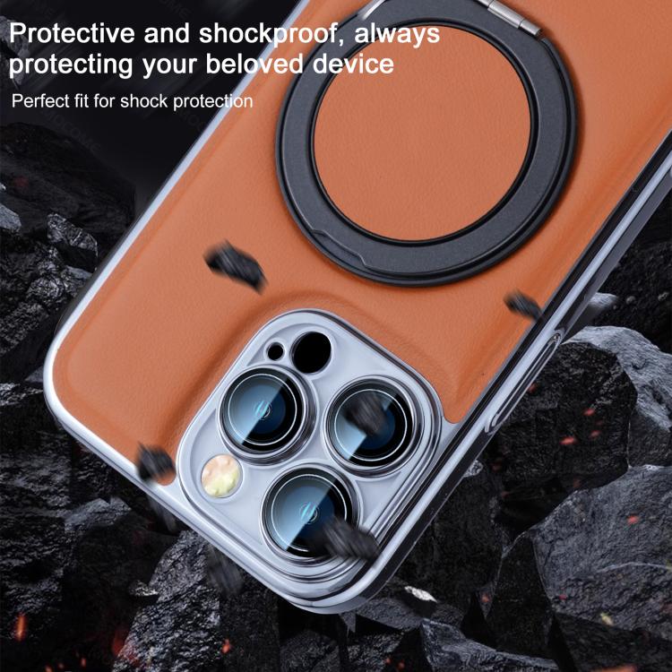 For iPhone 15 Pro Palida M1 360 Degree Rotating Holder Magnetic Phone Case