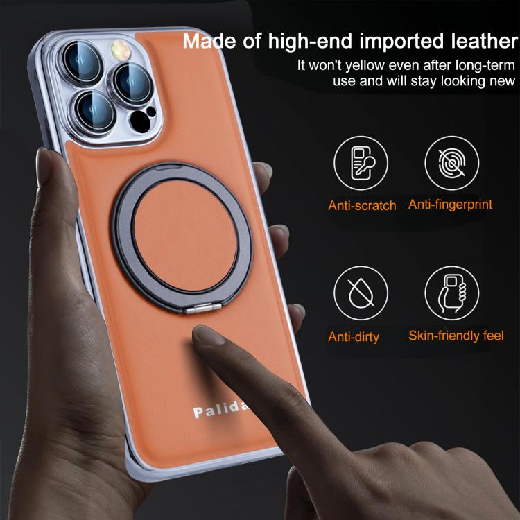 For iPhone 15 Pro Palida M1 360 Degree Rotating Holder Magnetic Phone Case