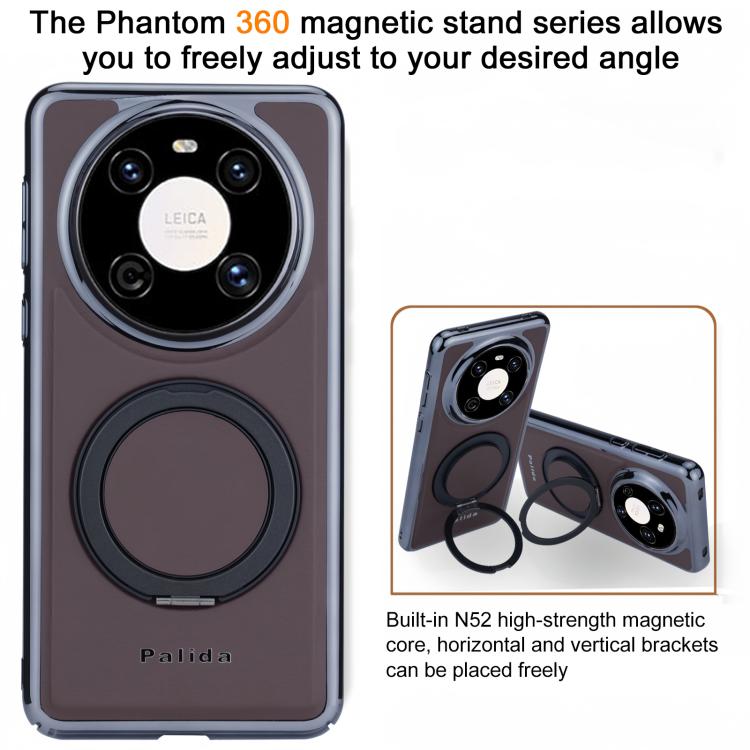 For Huawei Mate 40 Palida M1 360 Degree Rotating Holder Magnetic Phone Case