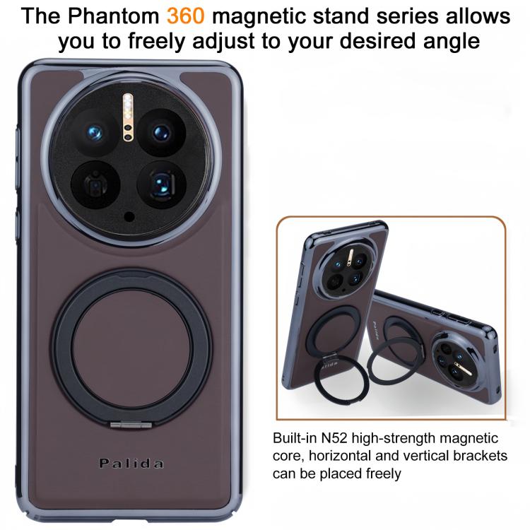 For Huawei Mate 50 Pro Palida M1 360 Degree Rotating Holder Magnetic Phone Case