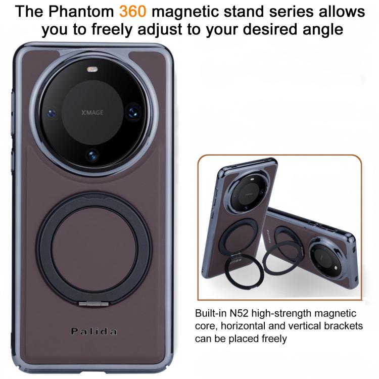 For Huawei Mate 60 Palida M1 360 Degree Rotating Holder Magnetic Phone Case