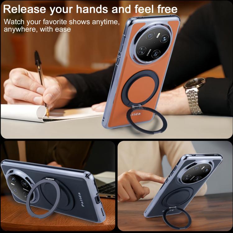 For Huawei Mate 70 Palida M1 360 Degree Rotating Holder Magnetic Phone Case