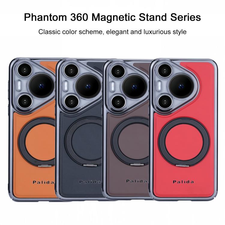 For Huawei Pura 70 Palida M1 360 Degree Rotating Holder Magnetic Phone Case