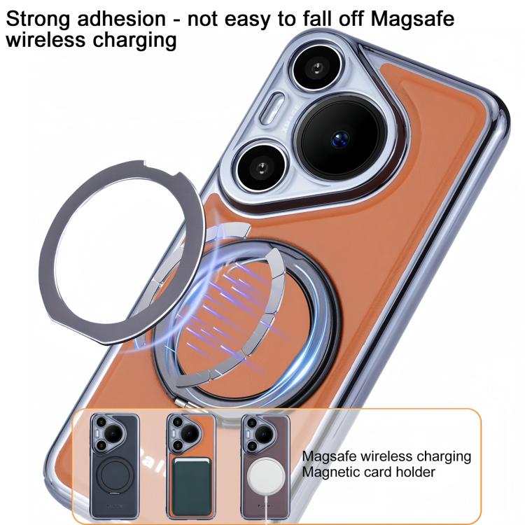 For Huawei Pura 70 Pro Palida M1 360 Degree Rotating Holder Magnetic Phone Case