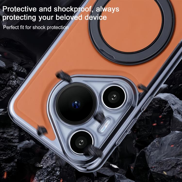 For Huawei Pura 70 Pro Palida M1 360 Degree Rotating Holder Magnetic Phone Case