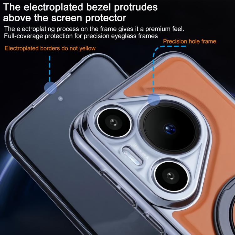 For Huawei Pura 70 Pro Palida M1 360 Degree Rotating Holder Magnetic Phone Case