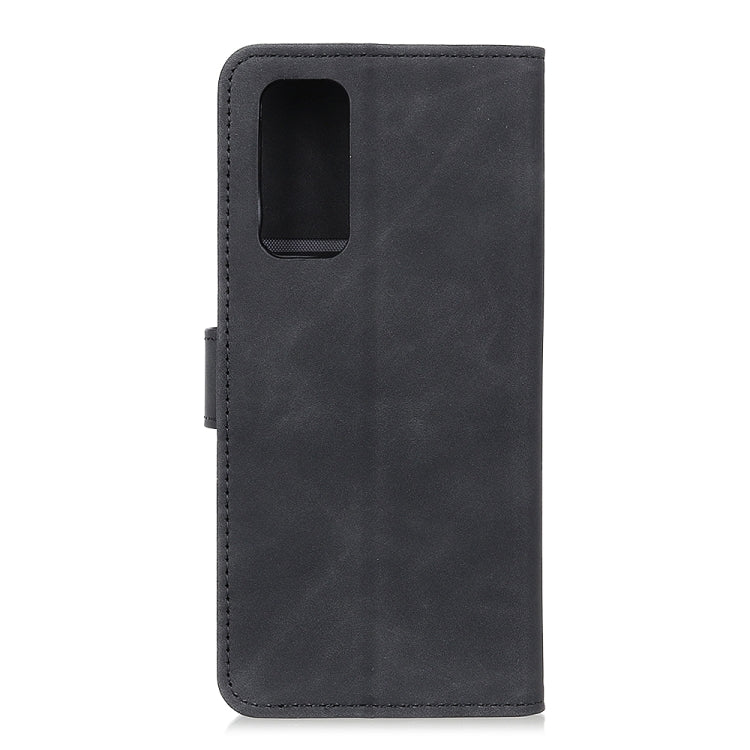 For OPPO Reno 4 5G KHAZNEH Retro Texture PU + TPU Horizontal Flip Leather Case with Holder & Card Slots & Wallet