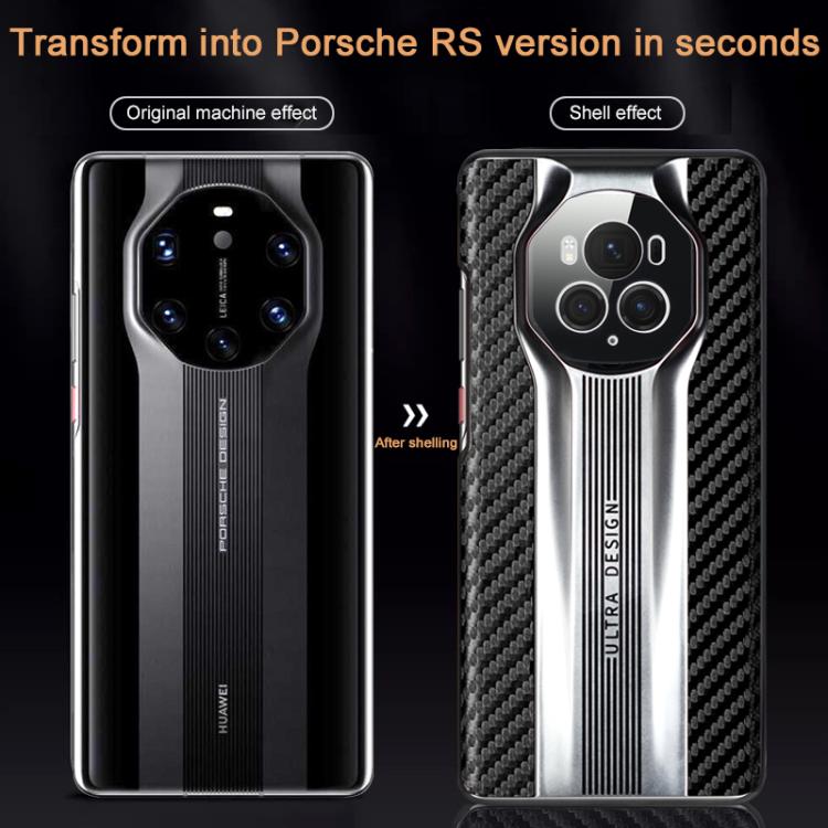 For Honor Magic6 Electroplated Matte Carbon Fiber Texture Phone Case