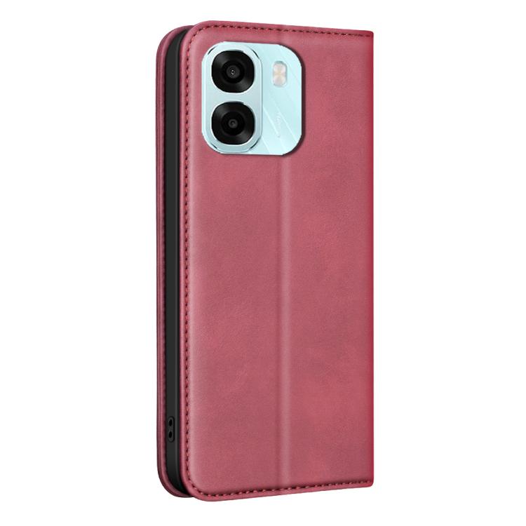 For OPPO A6 Pro 4G/5G Global BINFEN COLOR Calfskin Texture Magnetic RFID Vegan Leather Phone Case