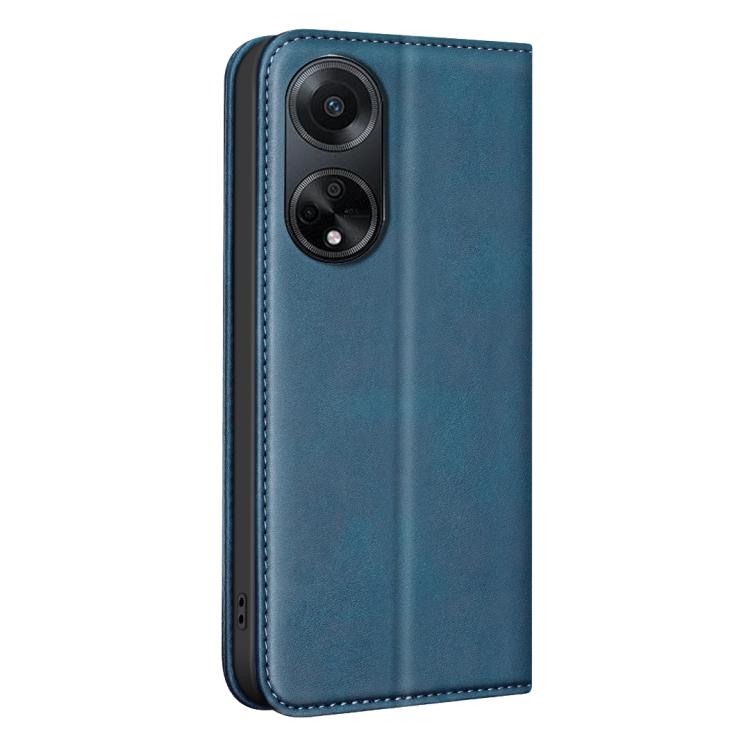 For OPPO A98 5G / F23 / A1 BINFEN COLOR Calfskin Texture Magnetic RFID Vegan Leather Phone Case