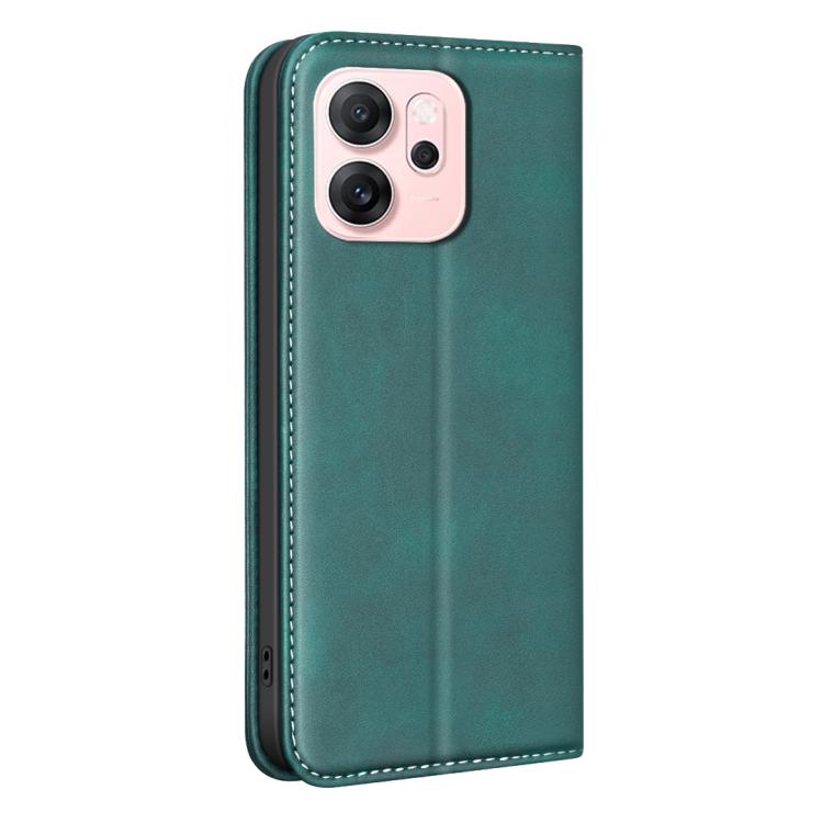 For OPPO Reno14 F 5G Global BINFEN COLOR Calfskin Texture Magnetic RFID Vegan Leather Phone Case
