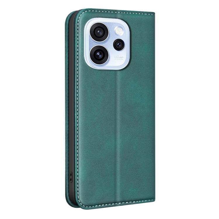 For OPPO Reno15 5G Global BINFEN COLOR Calfskin Texture Magnetic RFID Vegan Leather Phone Case