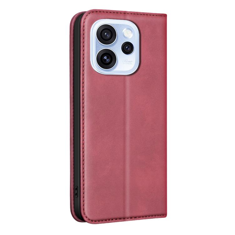 For OPPO Reno15 5G Global BINFEN COLOR Calfskin Texture Magnetic RFID Vegan Leather Phone Case