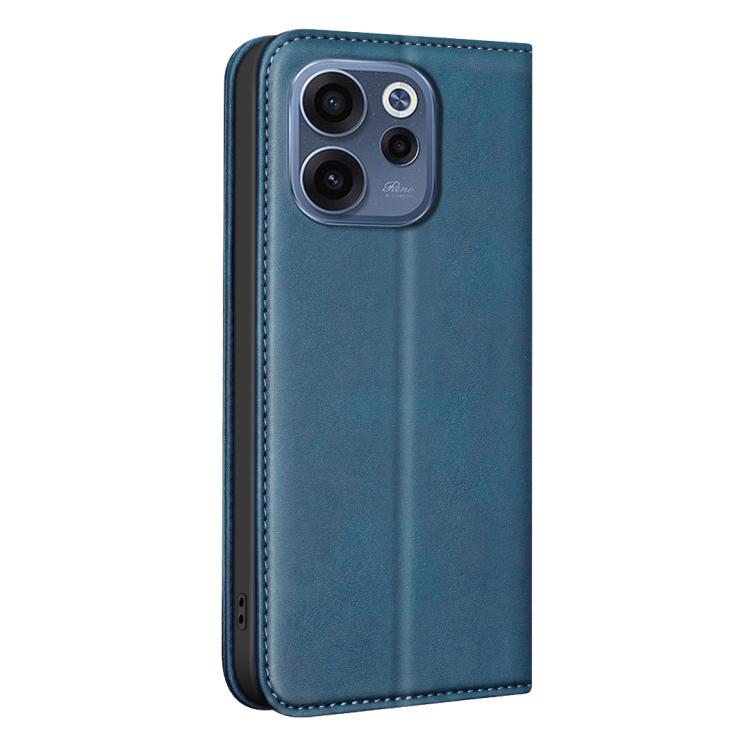 For OPPO Reno15 F 5G Global BINFEN COLOR Calfskin Texture Magnetic RFID Vegan Leather Phone Case