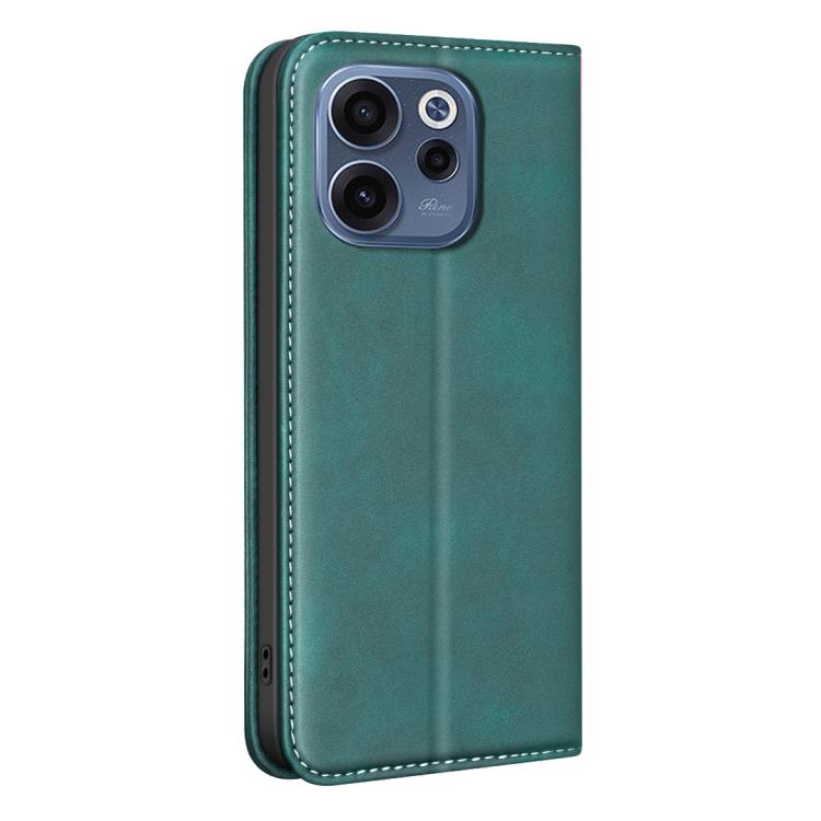 For OPPO Reno15 F 5G Global BINFEN COLOR Calfskin Texture Magnetic RFID Vegan Leather Phone Case