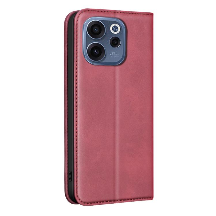 For OPPO Reno15 F 5G Global BINFEN COLOR Calfskin Texture Magnetic RFID Vegan Leather Phone Case