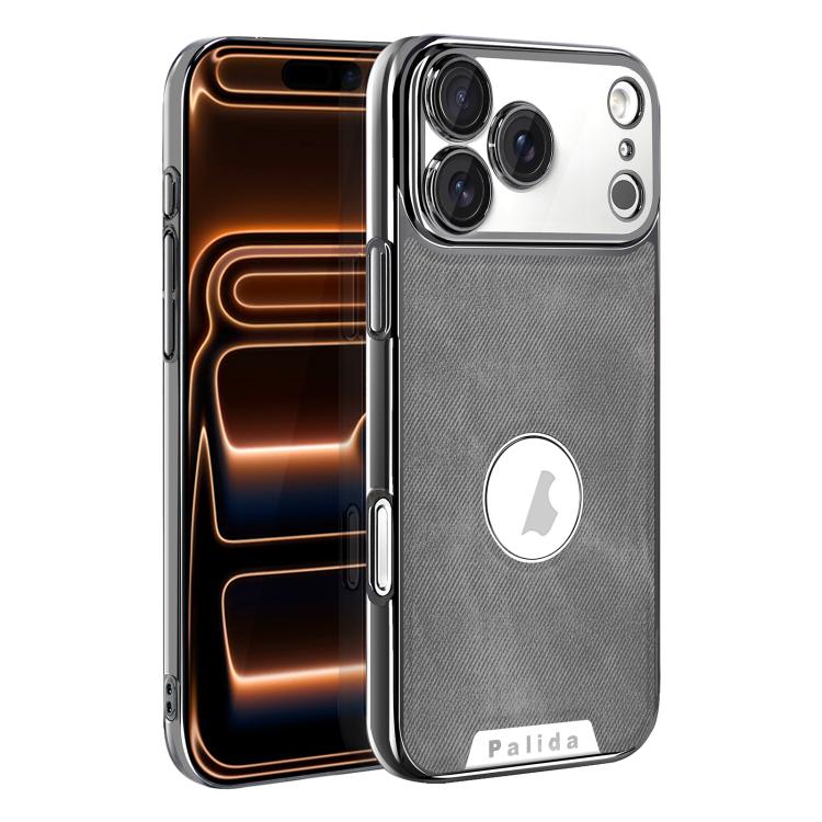 For iPhone 17 Pro Palida Y13 Mecha Denim Texture Full Coverage Phone Case