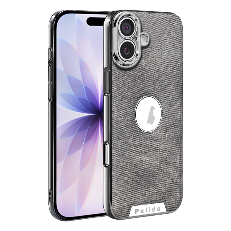 For iPhone 17 Palida Y13 Mecha Denim Texture Full Coverage Phone Case