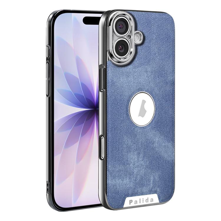 For iPhone 17 Palida Y13 Mecha Denim Texture Full Coverage Phone Case
