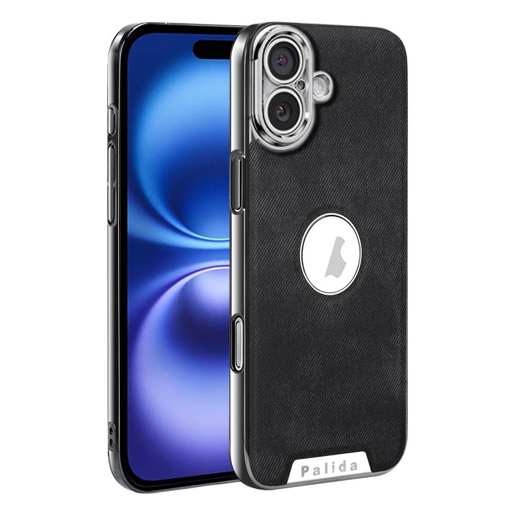For iPhone 16 Palida Y13 Mecha Denim Texture Full Coverage Phone Case