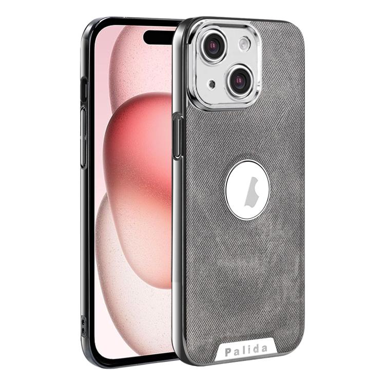 For iPhone 15 Palida Y13 Mecha Denim Texture Full Coverage Phone Case