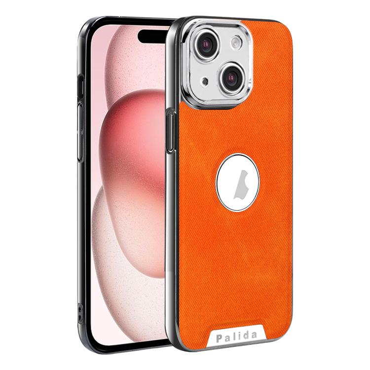 For iPhone 15 Palida Y13 Mecha Denim Texture Full Coverage Phone Case