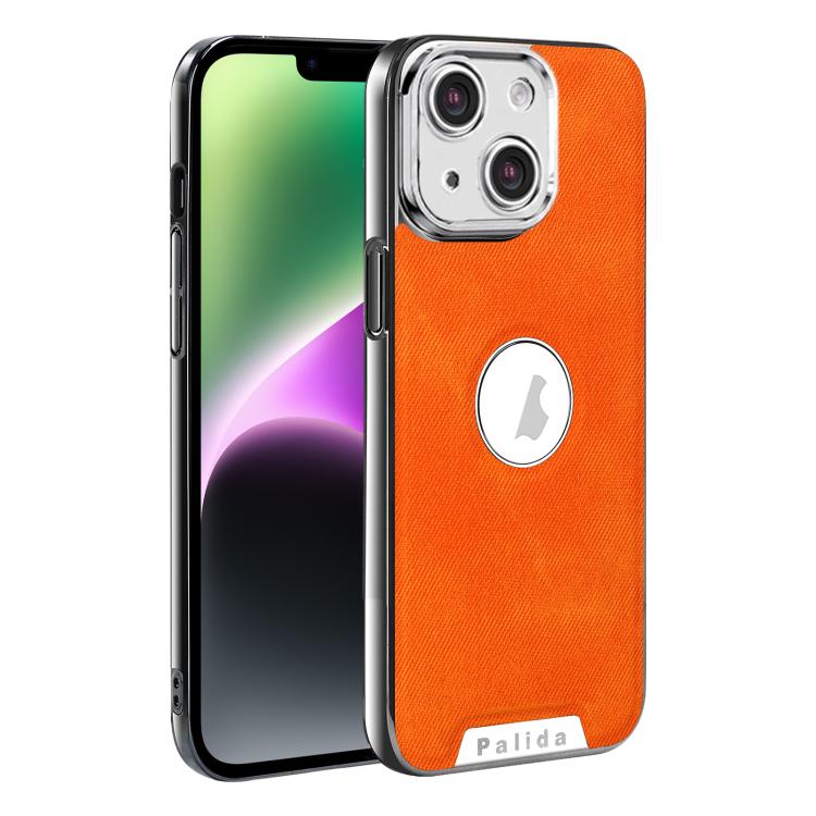 For iPhone 14 Palida Y13 Mecha Denim Texture Full Coverage Phone Case