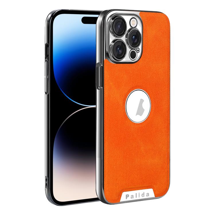 For iPhone 14 Pro Max Palida Y13 Mecha Denim Texture Full Coverage Phone Case