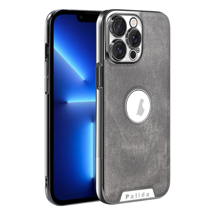 For iPhone 13 Pro Palida Y13 Mecha Denim Texture Full Coverage Phone Case