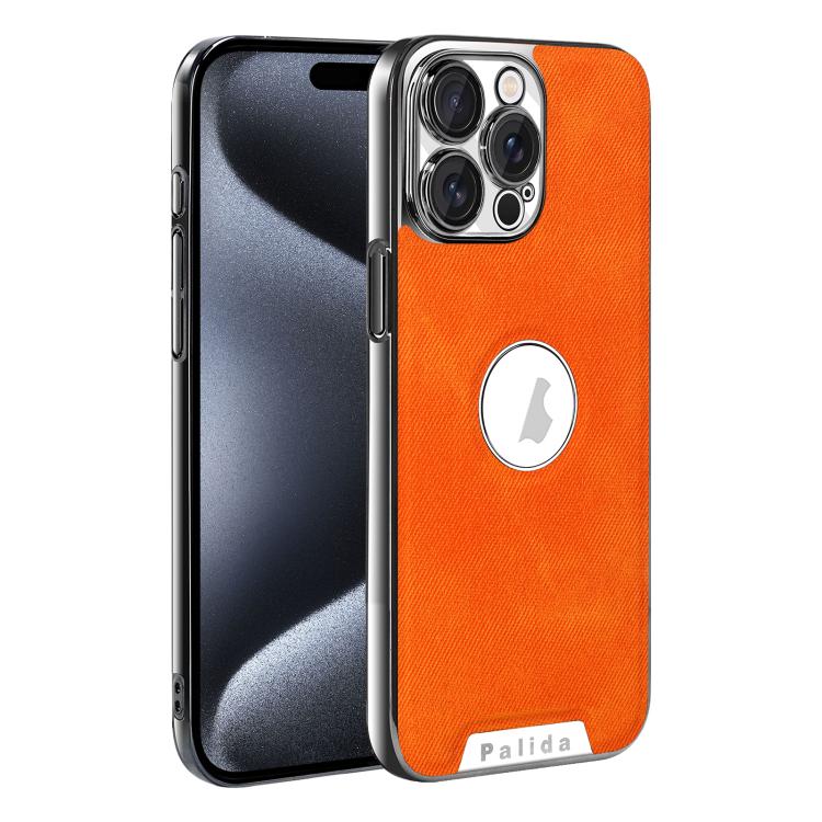 For iPhone 15 Pro Max Palida Y13 Mecha Denim Texture Full Coverage Phone Case