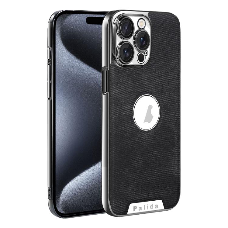 For iPhone 15 Pro Max Palida Y13 Mecha Denim Texture Full Coverage Phone Case