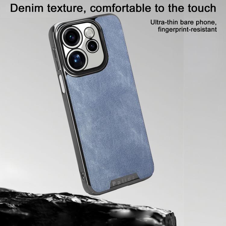 For OPPO Reno15 Pro 5G Global Palida Y13 Mecha Denim Texture Full Coverage Phone Case