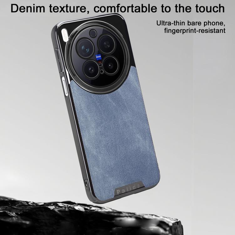 For vivo X300 Pro Palida Y13 Mecha Denim Texture Full Coverage Phone Case