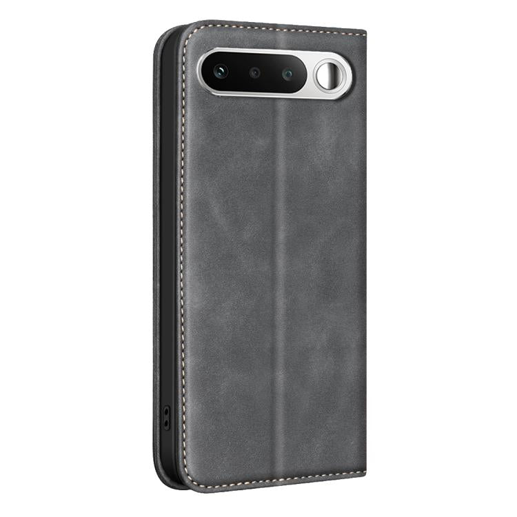 For Realme 16 5G Global BINFEN COLOR Calfskin Texture Magnetic RFID Vegan Leather Phone Case