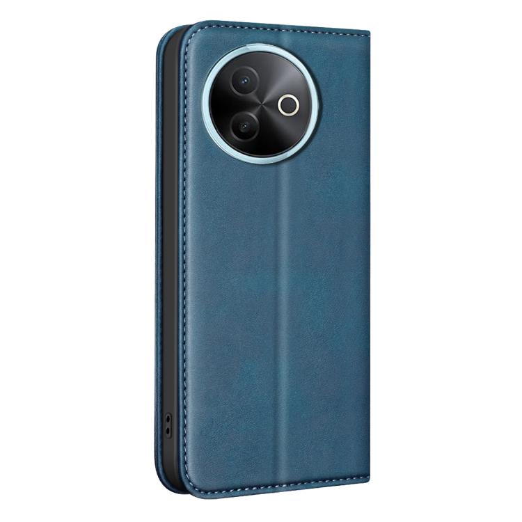 For vivo Y39 5G BINFEN COLOR Calfskin Texture Magnetic RFID Vegan Leather Phone Case