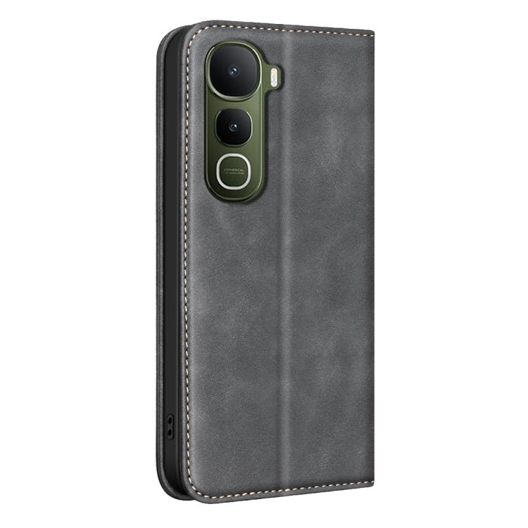 For vivo Y400 5G Global BINFEN COLOR Calfskin Texture Magnetic RFID Vegan Leather Phone Case