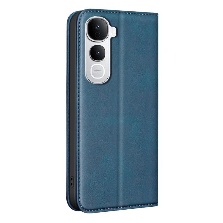 For vivo Y400 Pro 5G BINFEN COLOR Calfskin Texture Magnetic RFID Vegan Leather Phone Case