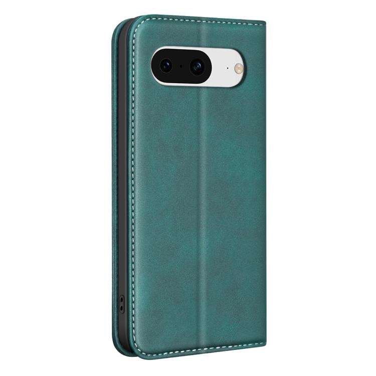 For Google Pixel 8 BINFEN COLOR Calfskin Texture Magnetic RFID Vegan Leather Phone Case