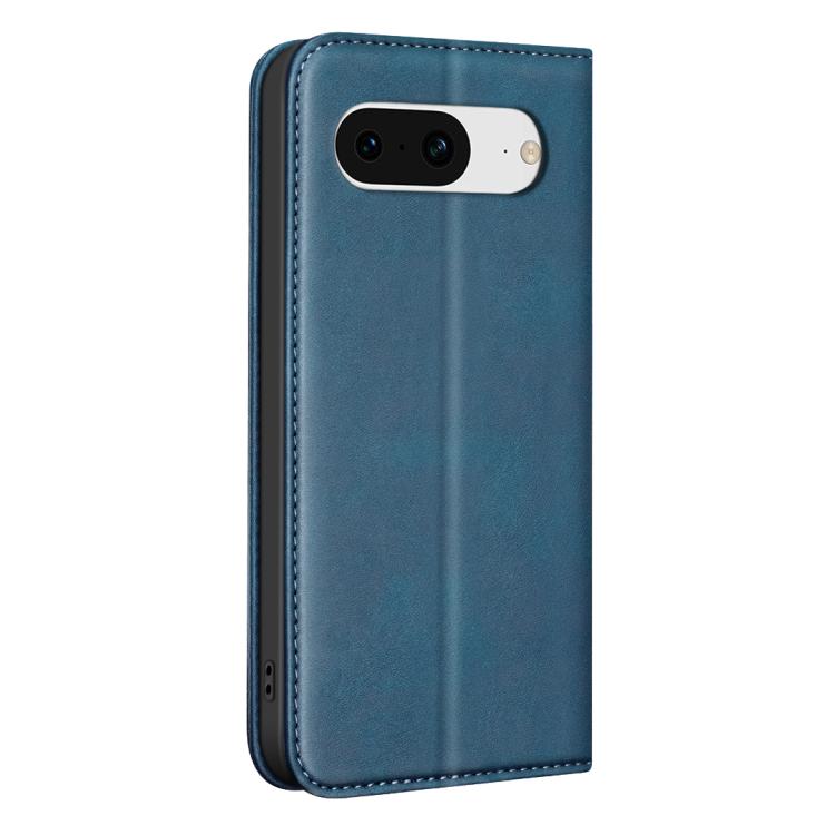 For Google Pixel 8 BINFEN COLOR Calfskin Texture Magnetic RFID Vegan Leather Phone Case