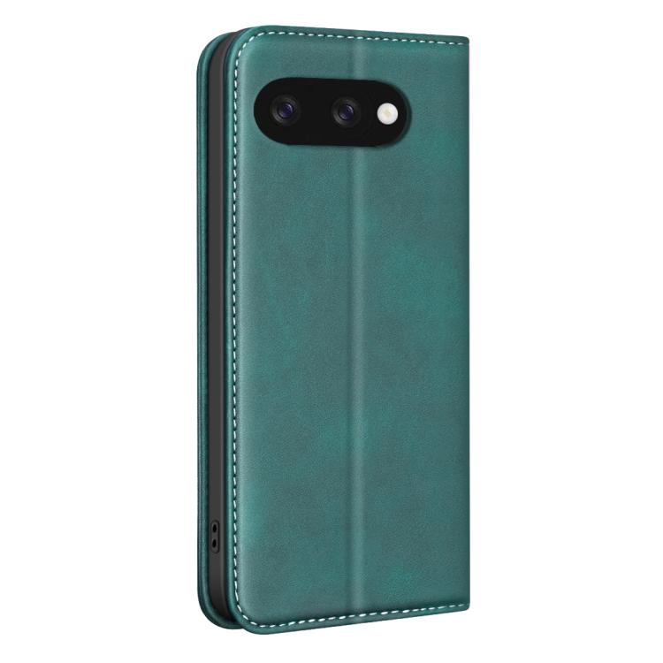 For Google Pixel 9a BINFEN COLOR Calfskin Texture Magnetic RFID Vegan Leather Phone Case