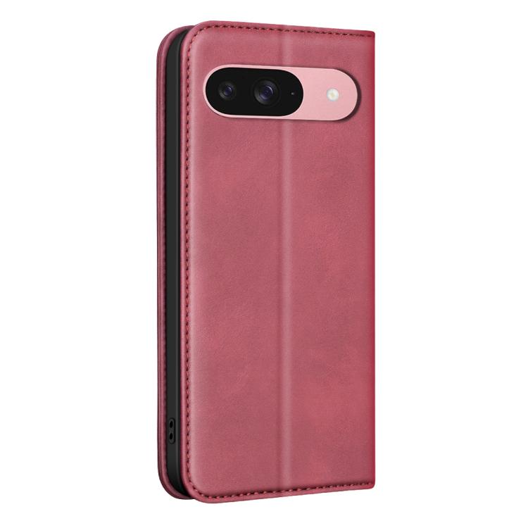For Google Pixel 10/10 Pro/9/9 Pro BINFEN COLOR Calfskin Texture Magnetic RFID Vegan Leather Phone Case