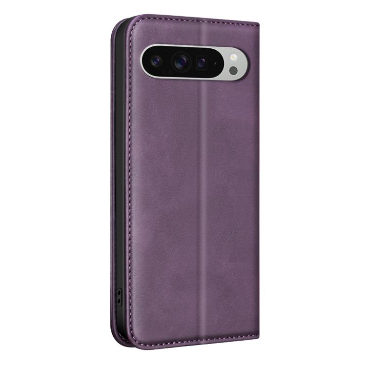 For Google Pixel 10 Pro XL Global BINFEN COLOR Calfskin Texture Magnetic RFID Vegan Leather Phone Case