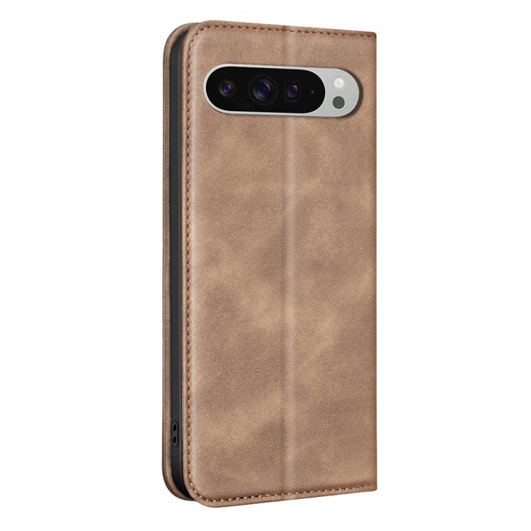 For Google Pixel 10 Pro XL Global BINFEN COLOR Calfskin Texture Magnetic RFID Vegan Leather Phone Case