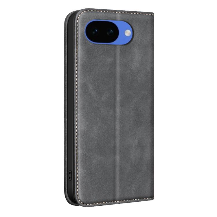 For Google Pixel 10a BINFEN COLOR Calfskin Texture Magnetic RFID Vegan Leather Phone Case