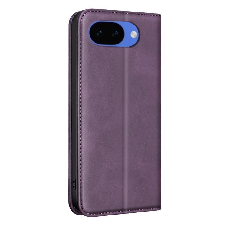 For Google Pixel 10a BINFEN COLOR Calfskin Texture Magnetic RFID Vegan Leather Phone Case